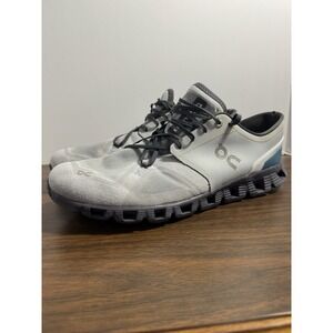 On Cloud X3 Men's Road Running Shoes Size 14 Glacier‎ Iron Gray Lace Up
